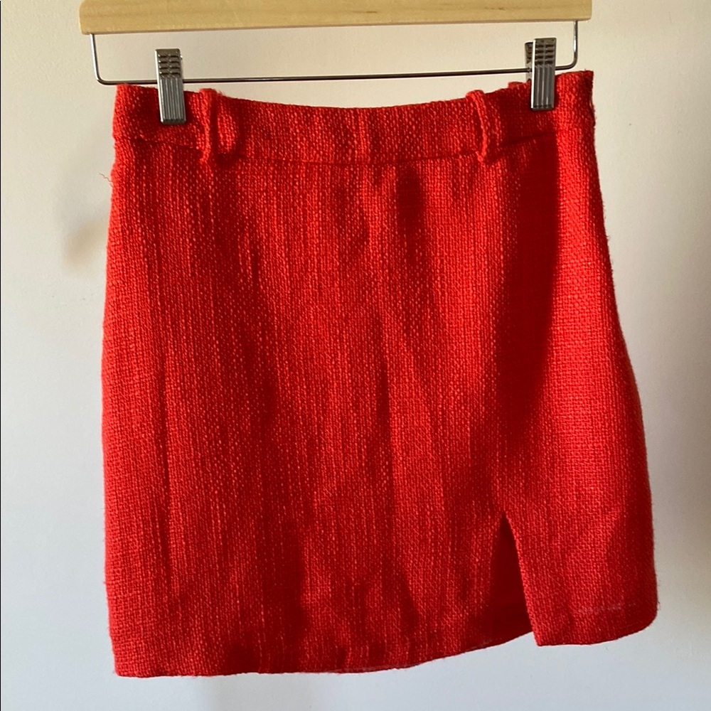 Elegant Red Skirt